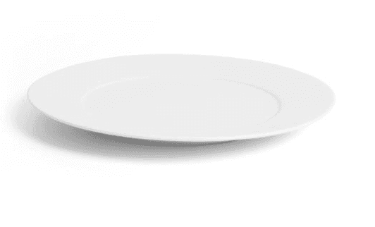 Full White Plate