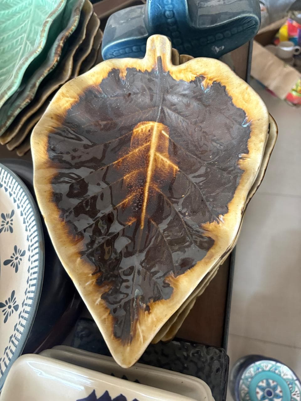 Rustic Leaf-Shaped