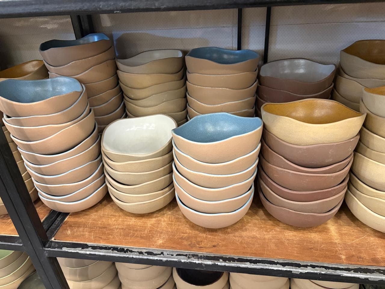 Matte Bowls in Soft Neutral Glazes