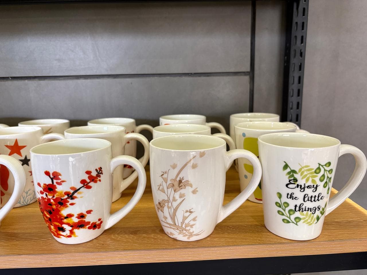 Elegant Printed Ceramic Coffee Mug Collection