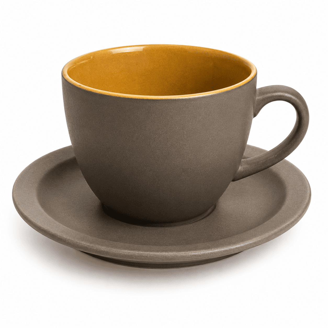 Modern Ceramic Cup & Saucer Set